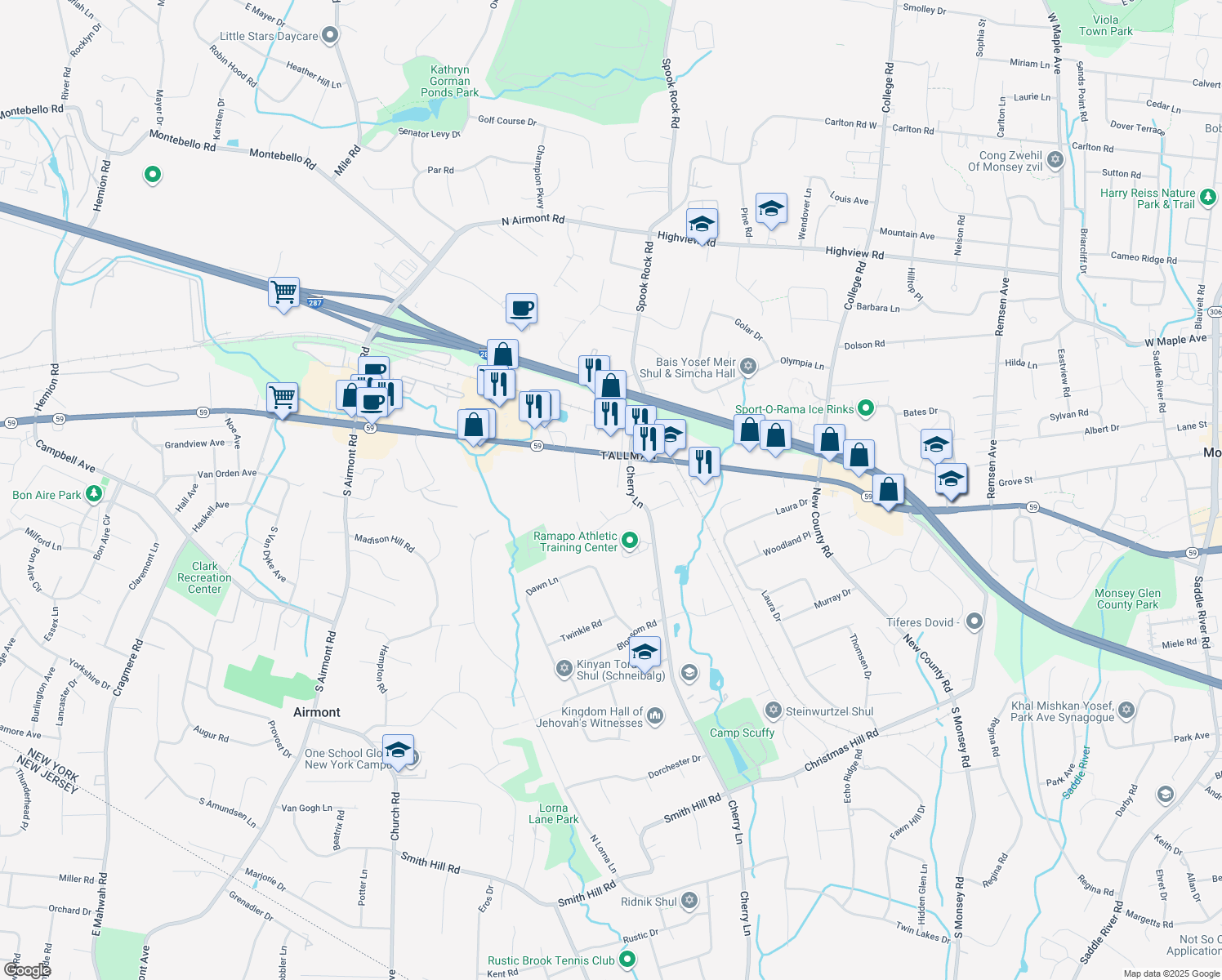 9 Abbey Road, Airmont NY Walk Score