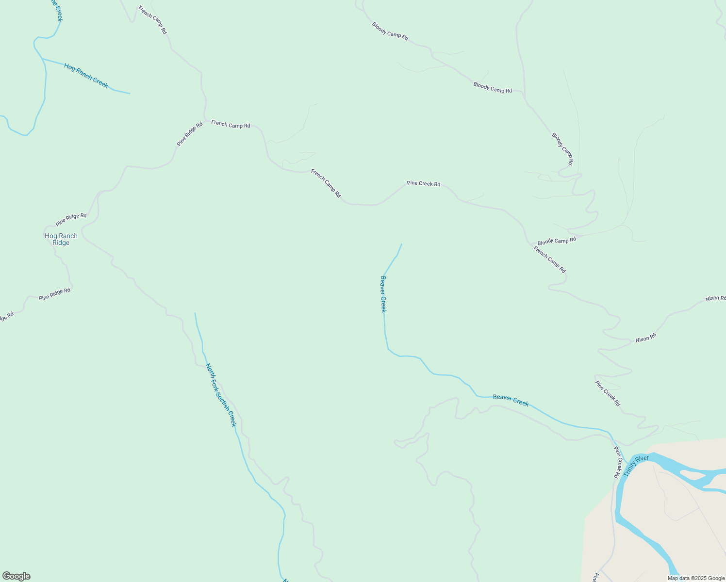 map of restaurants, bars, coffee shops, grocery stores, and more near in Hoopa