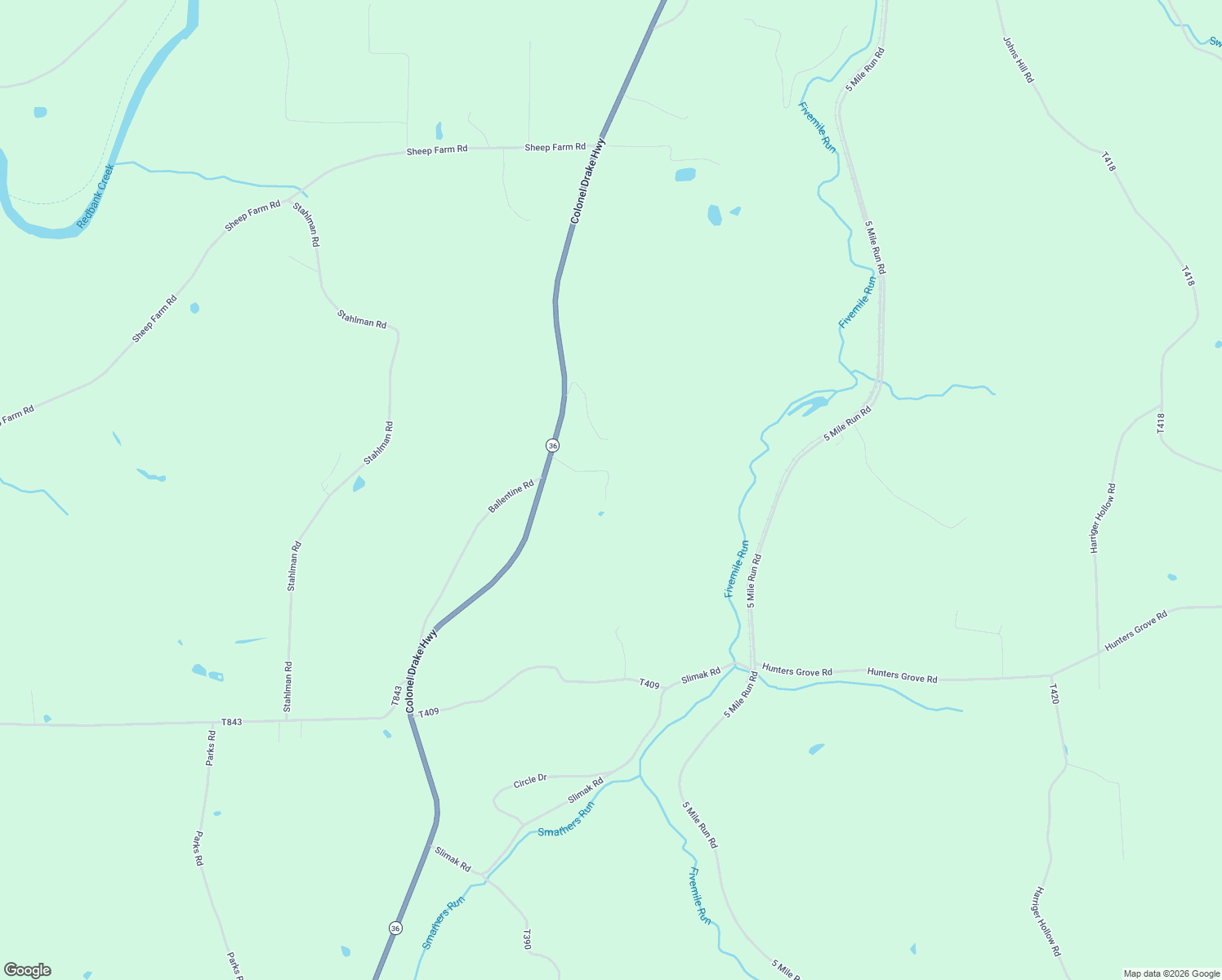 map of restaurants, bars, coffee shops, grocery stores, and more near 225 Honey Hollow Ranch Road in Brookville