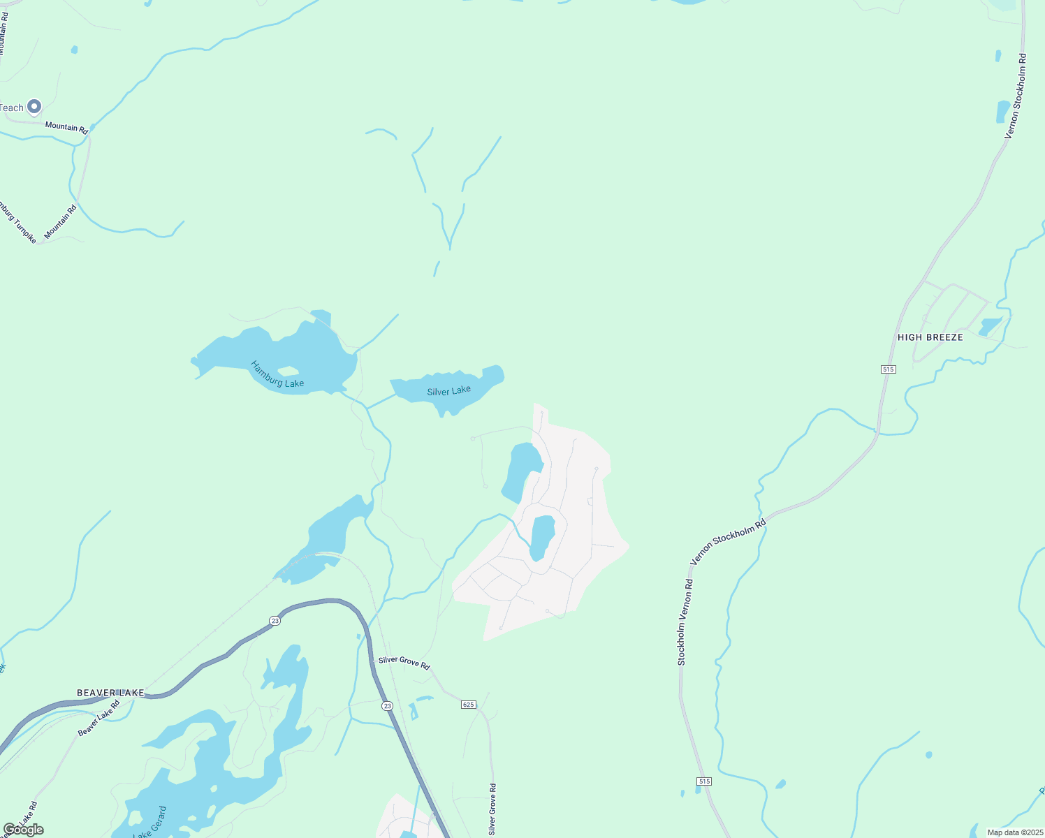 map of restaurants, bars, coffee shops, grocery stores, and more near 61 Deer Trail Lake Road in Hardyston