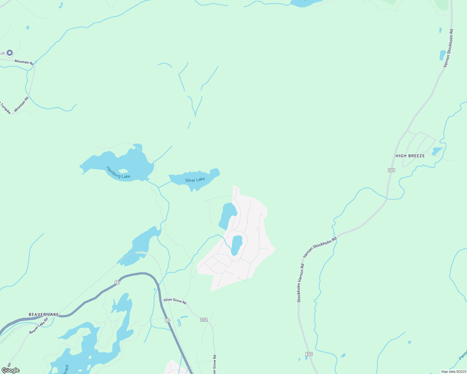 map of restaurants, bars, coffee shops, grocery stores, and more near 61 Deer Trail Lake Road in Hardyston