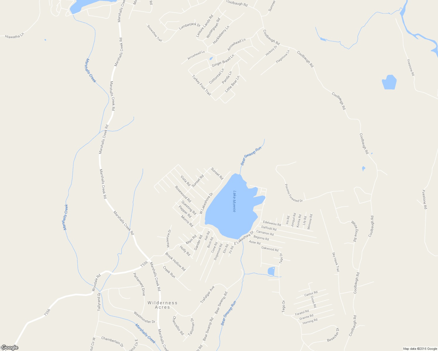 map of restaurants, bars, coffee shops, grocery stores, and more near 123 Chestnut Road in East Stroudsburg