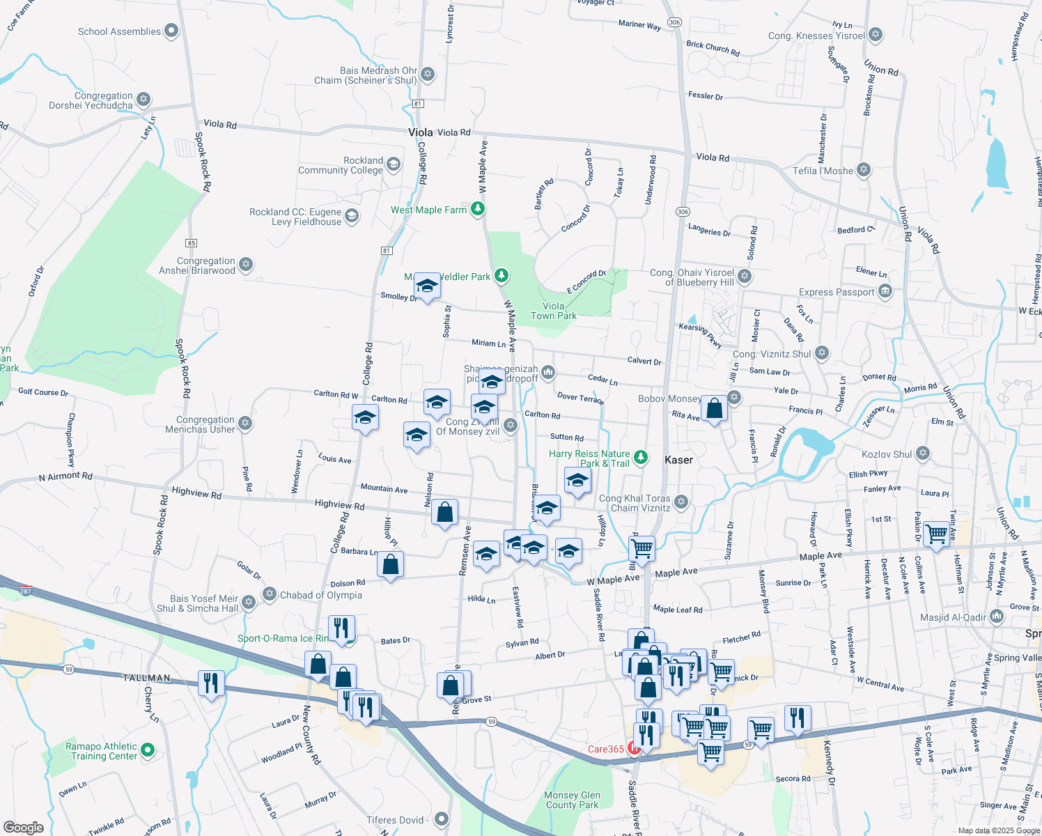112 West Maple Avenue, Monsey NY Walk Score