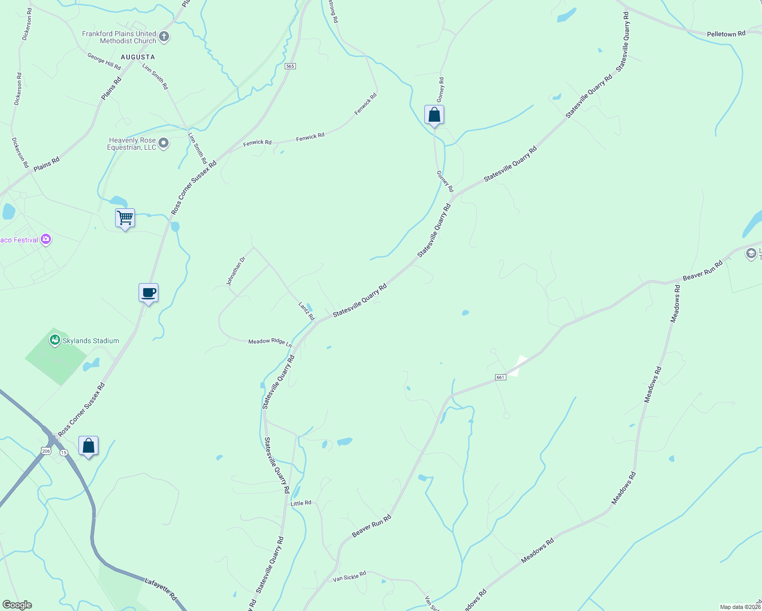 map of restaurants, bars, coffee shops, grocery stores, and more near 110 Statesville Quarry Road in Lafayette