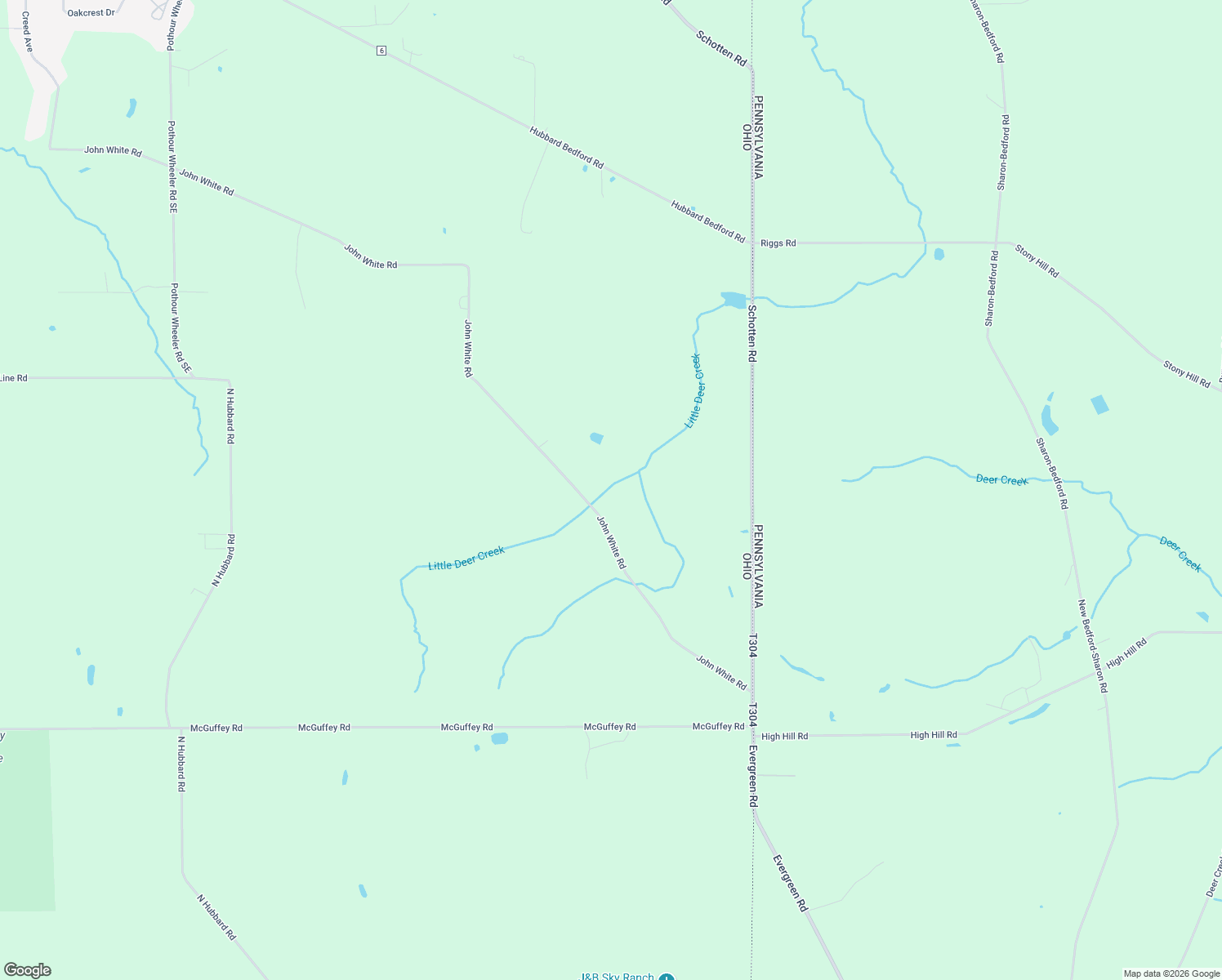 map of restaurants, bars, coffee shops, grocery stores, and more near 1937 John White Road in Hubbard