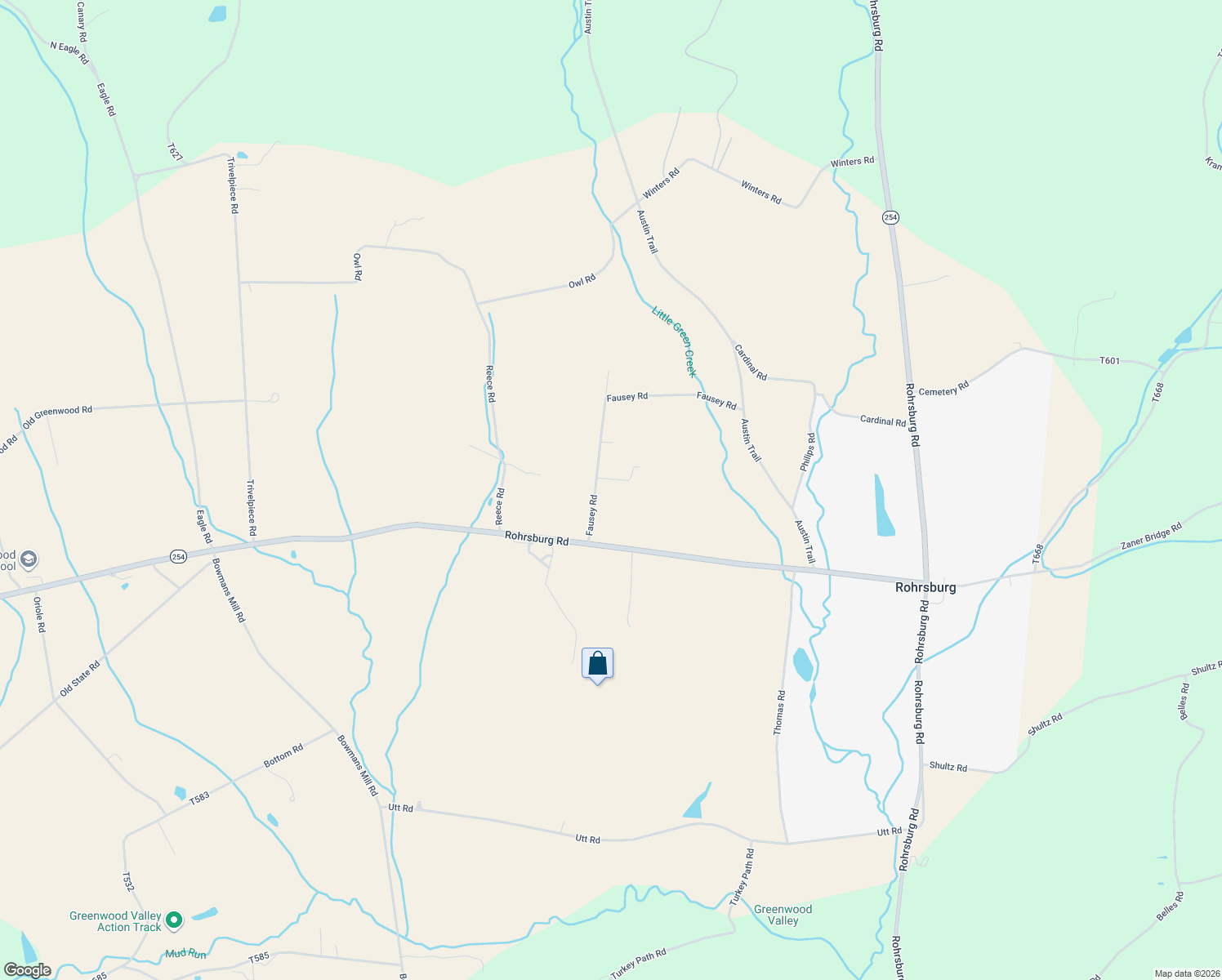 map of restaurants, bars, coffee shops, grocery stores, and more near 127 Fausey Rd in Orangeville