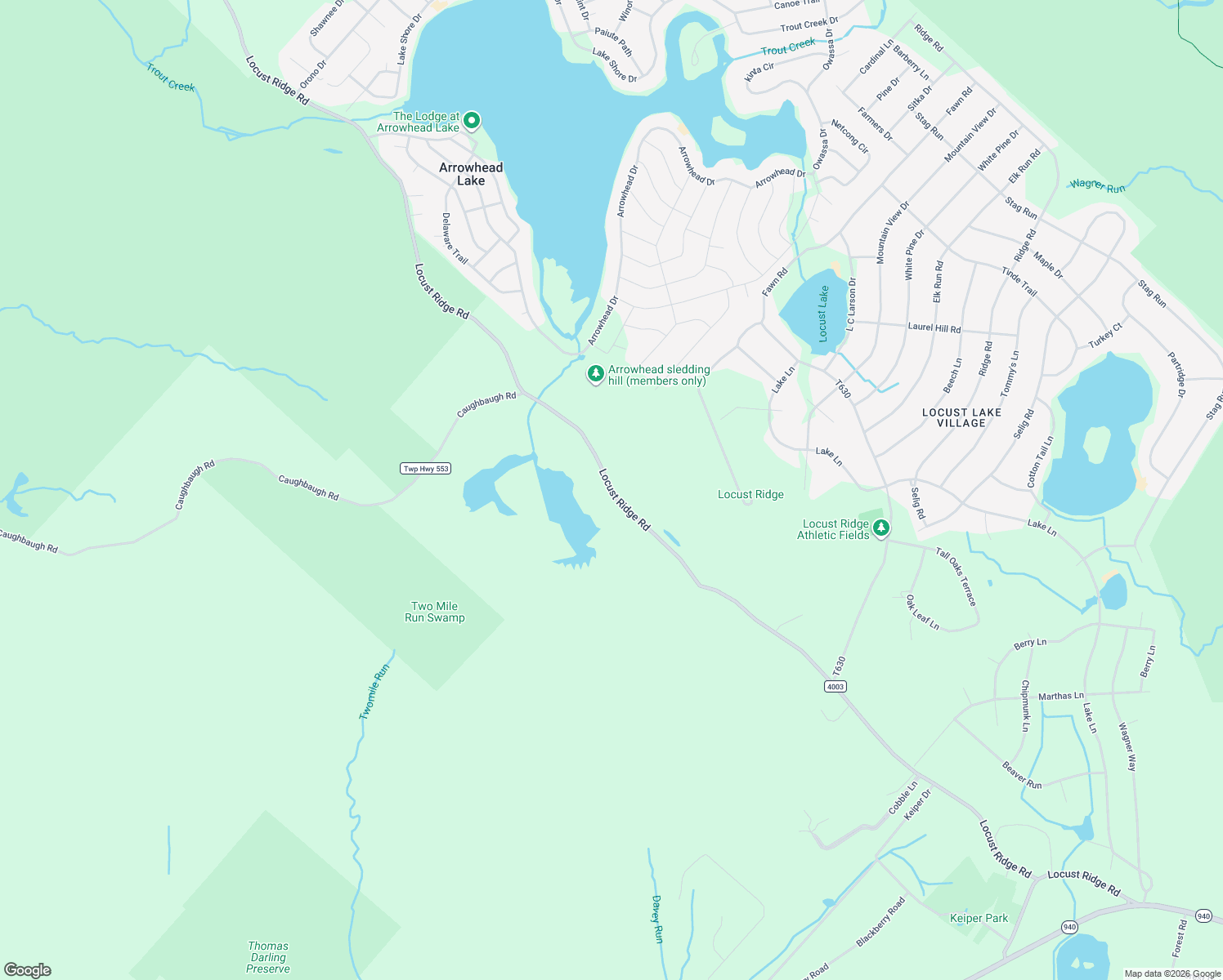 map of restaurants, bars, coffee shops, grocery stores, and more near 111 Locust Ridge Rd in Monroe