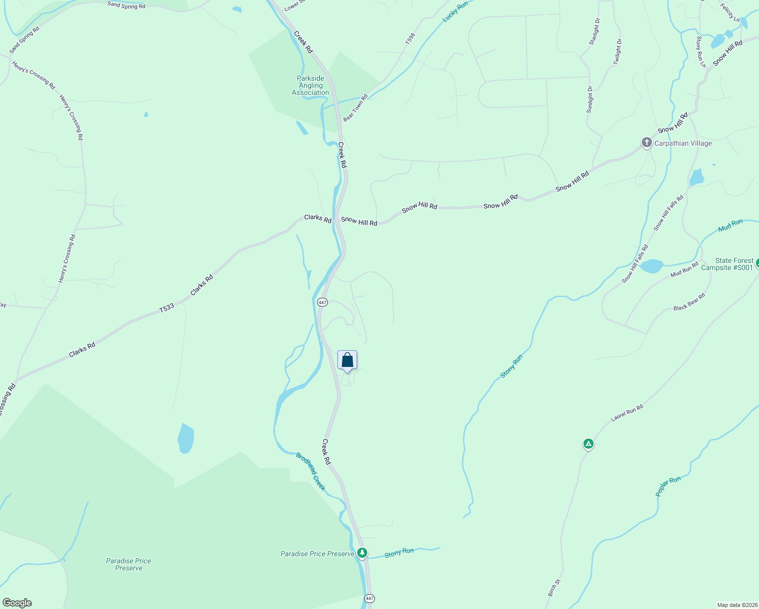 map of restaurants, bars, coffee shops, grocery stores, and more near 26 Cliffside Court in Cresco