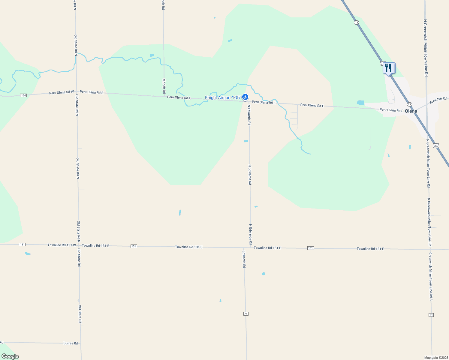 map of restaurants, bars, coffee shops, grocery stores, and more near 267 North Edwards Road in Norwalk