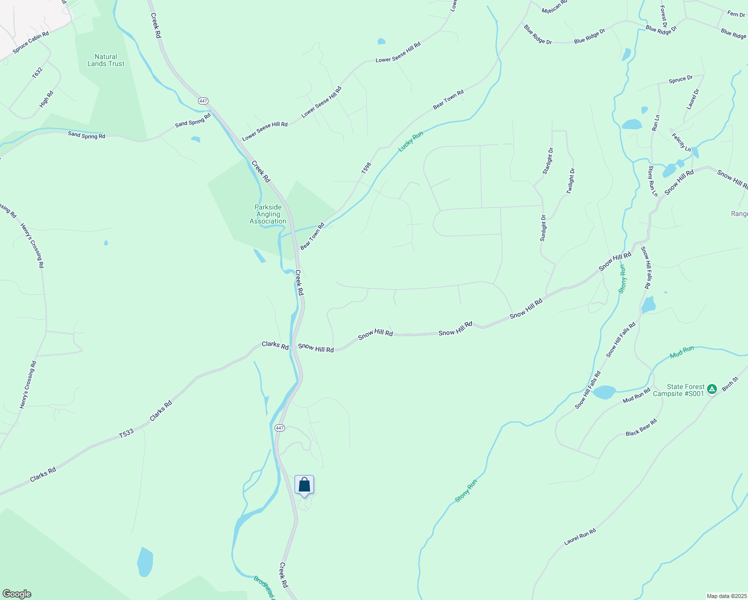 map of restaurants, bars, coffee shops, grocery stores, and more near 172 Steep Hill Road in Cresco