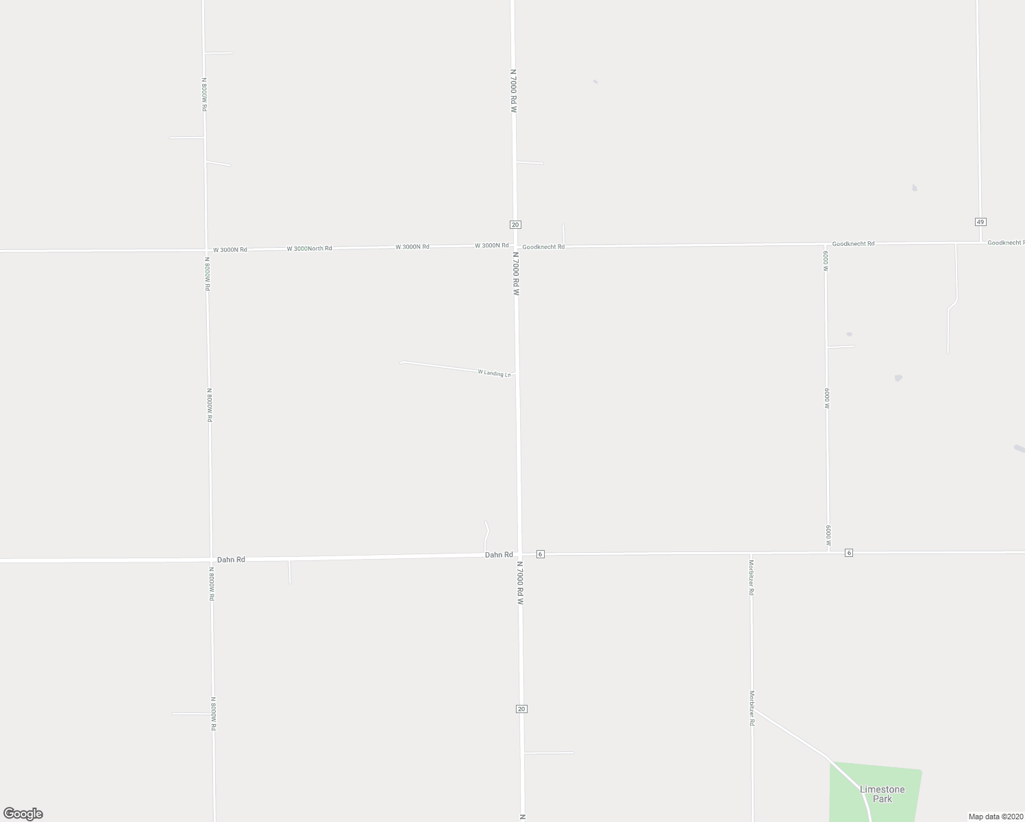 map of restaurants, bars, coffee shops, grocery stores, and more near 2472 North 7000 Road West in Bonfield