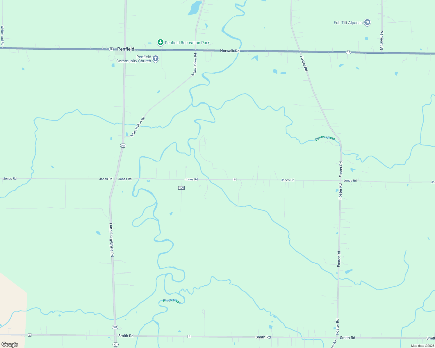map of restaurants, bars, coffee shops, grocery stores, and more near 40378 Jones Road in Wellington