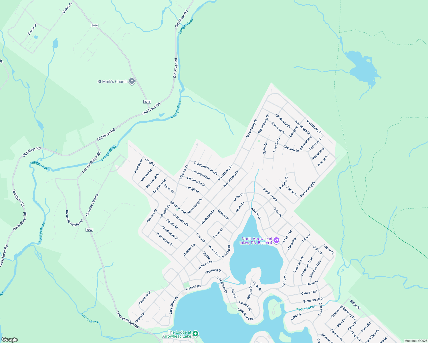 map of restaurants, bars, coffee shops, grocery stores, and more near Conoquenissing Drive in Monroe