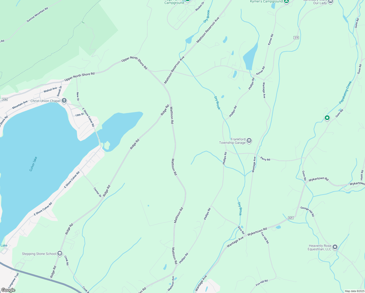 map of restaurants, bars, coffee shops, grocery stores, and more near 112 Mattison Road in Branchville