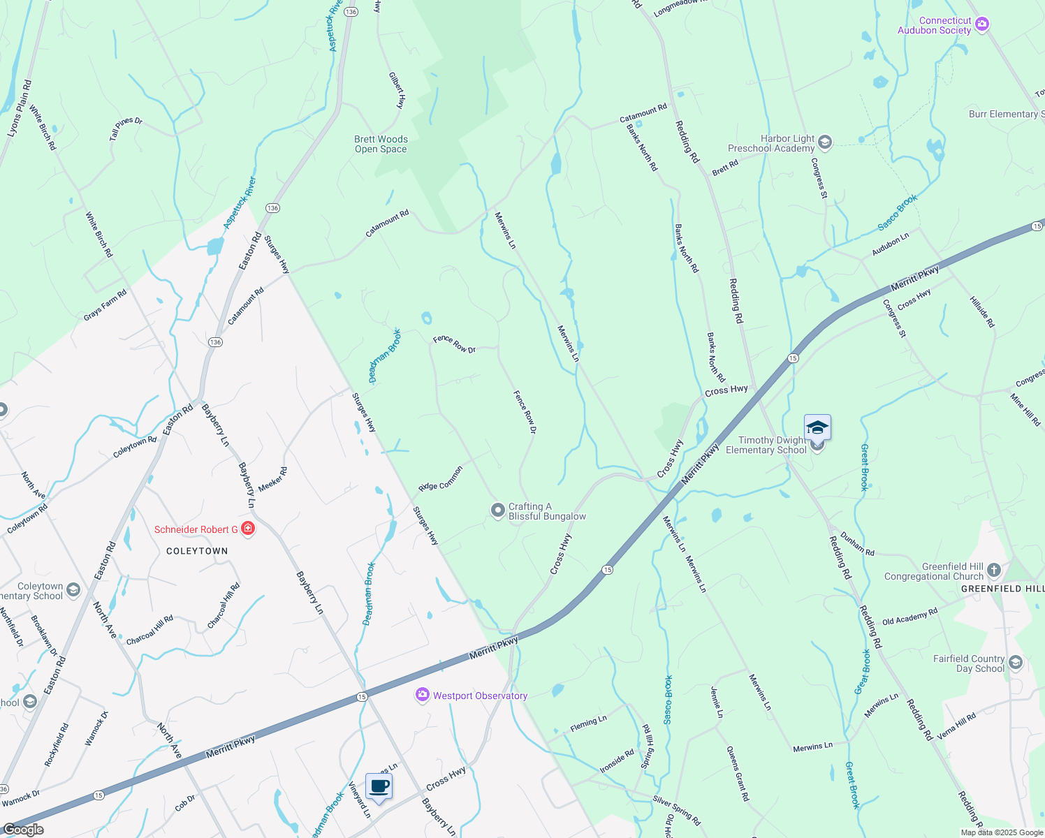 map of restaurants, bars, coffee shops, grocery stores, and more near 1370 Fence Row Drive in Fairfield