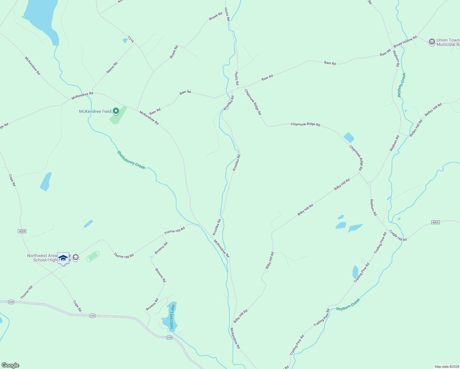 map of restaurants, bars, coffee shops, grocery stores, and more near 16 Krushka Road in Shickshinny