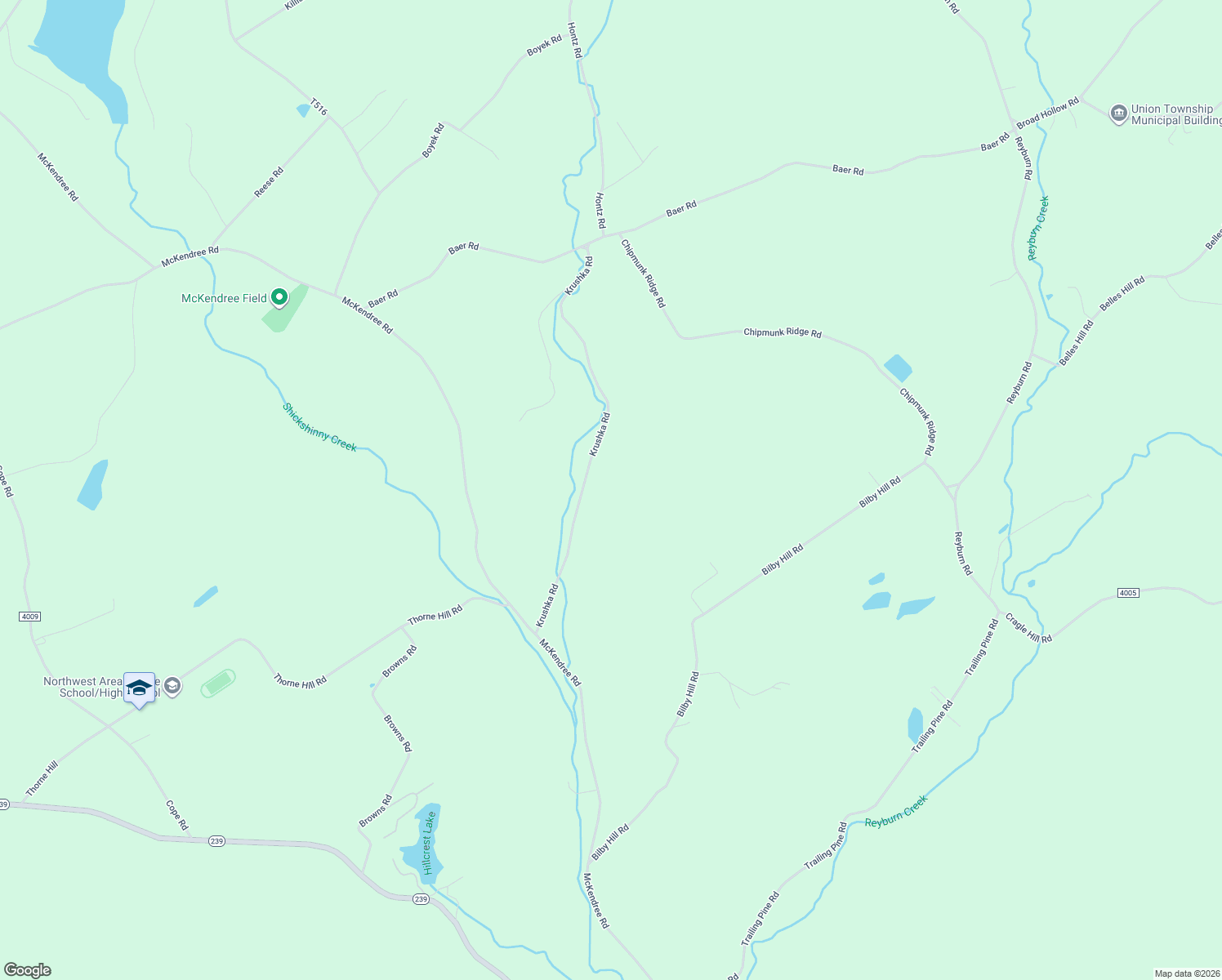 map of restaurants, bars, coffee shops, grocery stores, and more near 16 Krushka Road in Shickshinny