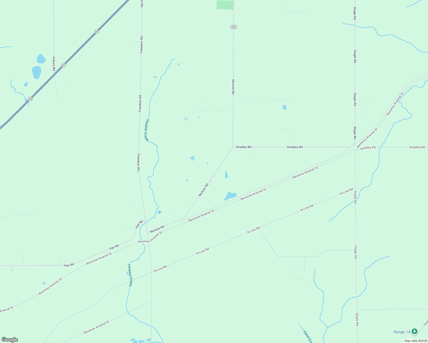 map of restaurants, bars, coffee shops, grocery stores, and more near 8131 Nichols Rd in Windham
