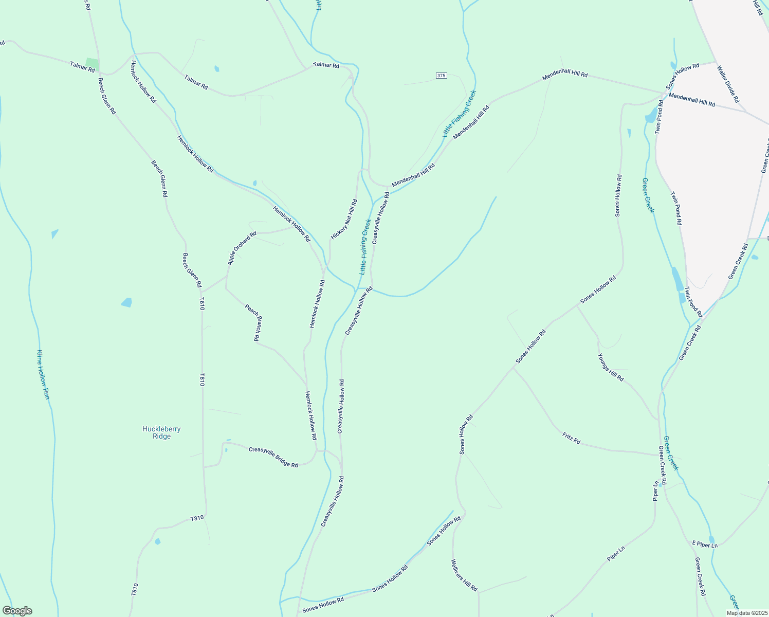 map of restaurants, bars, coffee shops, grocery stores, and more near 302 Creasyville Hollow Road in Benton