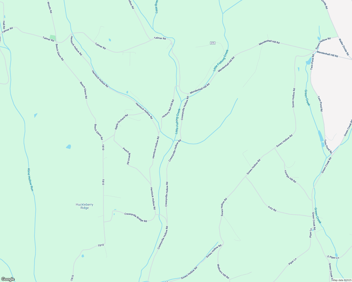 map of restaurants, bars, coffee shops, grocery stores, and more near 317 Creasyville Hollow Road in Benton