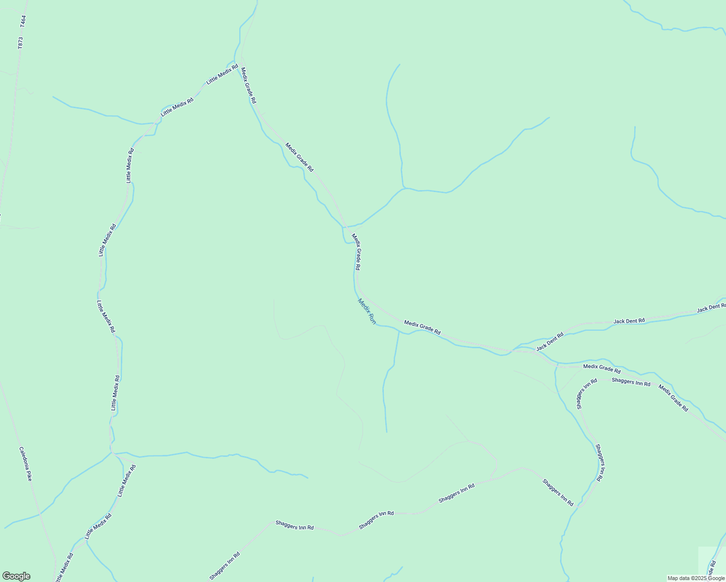 map of restaurants, bars, coffee shops, grocery stores, and more near 3885 Medix Grade Road in Frenchville