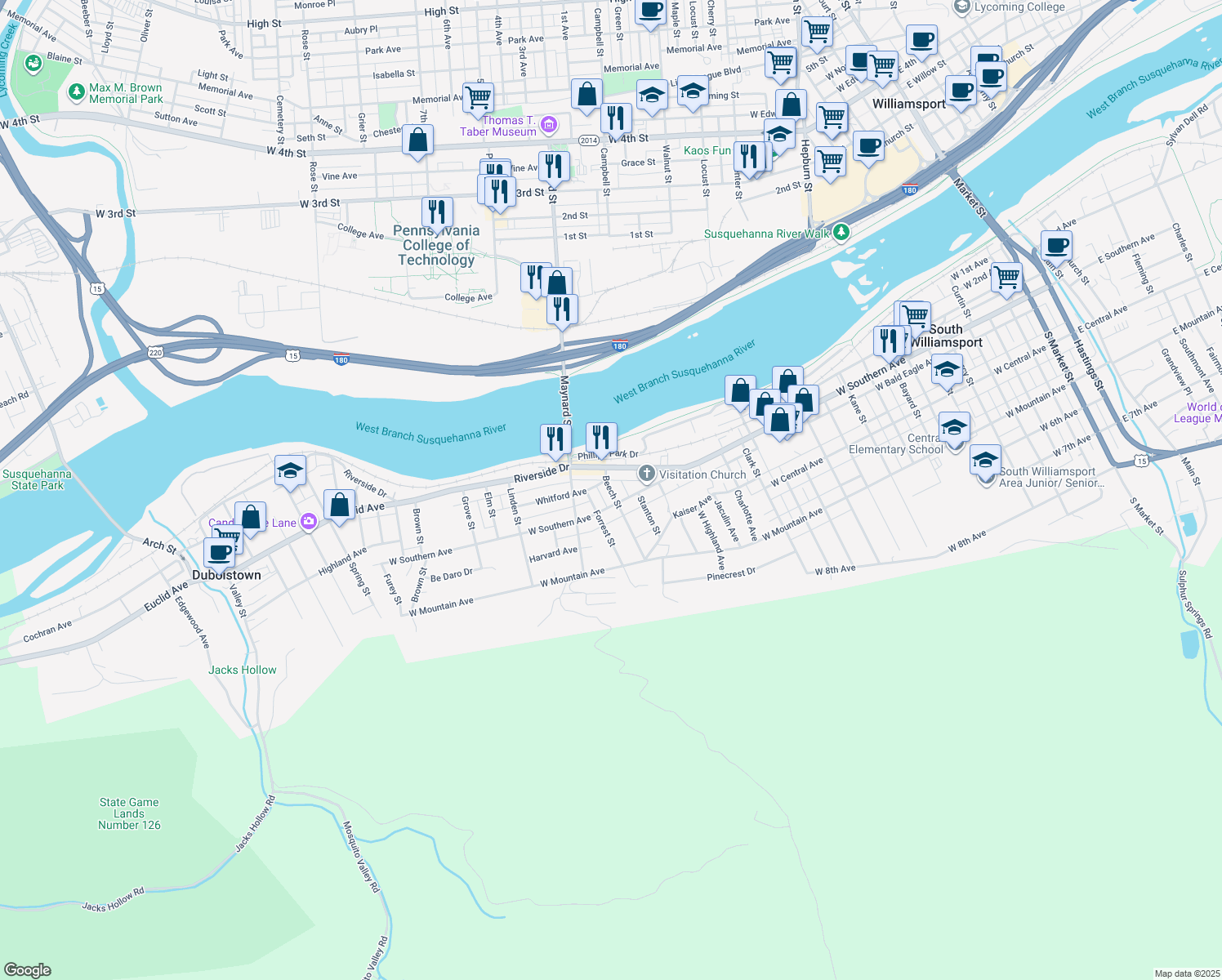 231 Beech Street, South Williamsport PA Walk Score