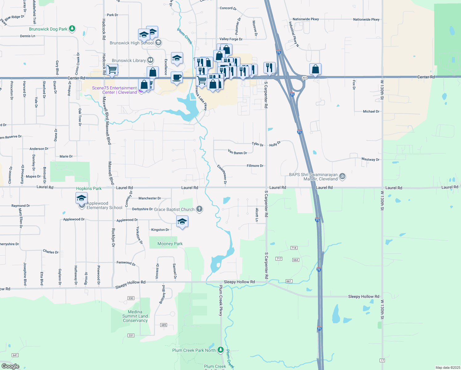 3343 Laurel Road, Brunswick OH Walk Score