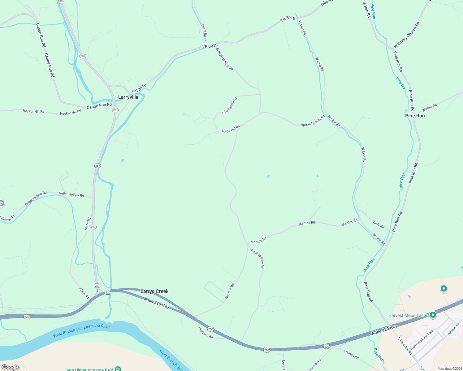 map of restaurants, bars, coffee shops, grocery stores, and more near 1199 Spook Hollow Road in Linden