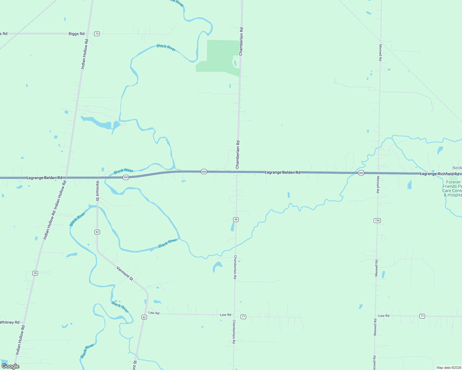 map of restaurants, bars, coffee shops, grocery stores, and more near 17100 Chamberlain Rd in Grafton