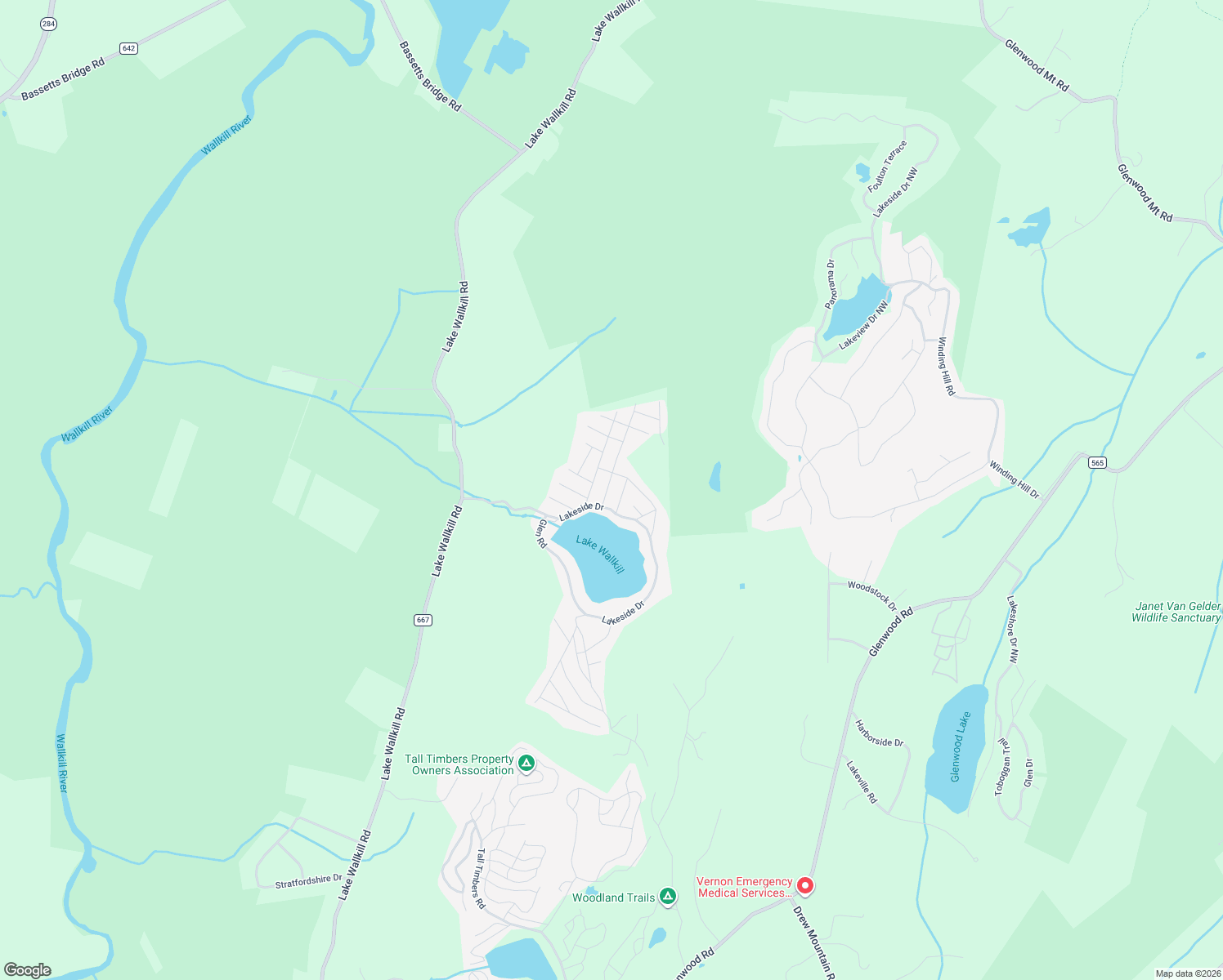 map of restaurants, bars, coffee shops, grocery stores, and more near 8 Cedar Lane in Sussex