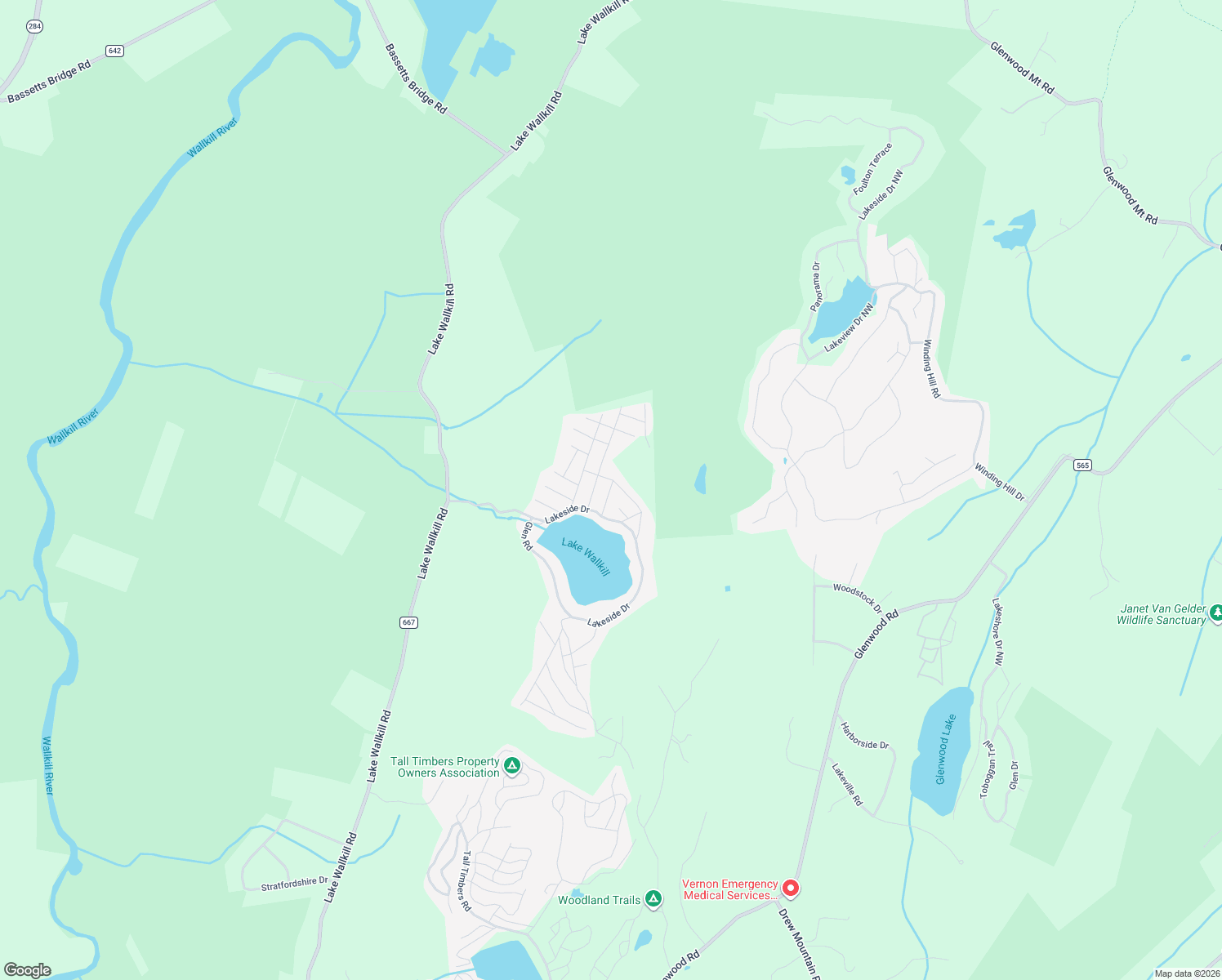 map of restaurants, bars, coffee shops, grocery stores, and more near 8 Cedar Lane in Sussex