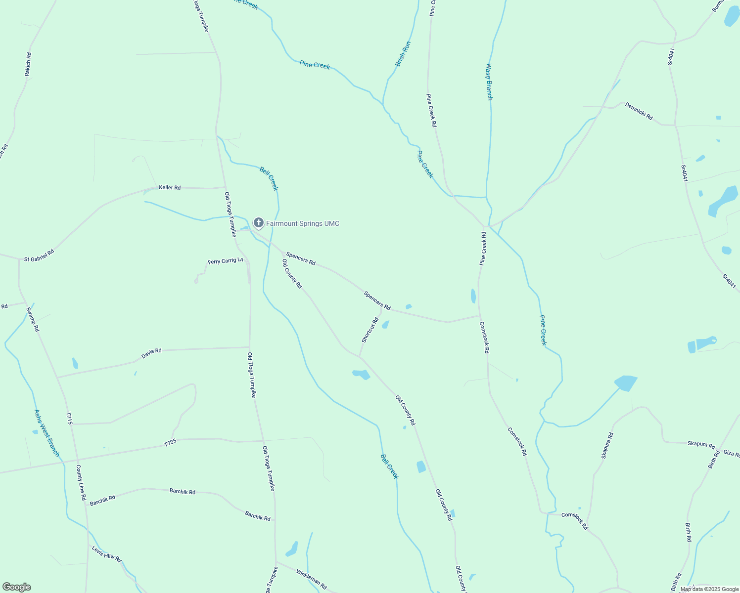map of restaurants, bars, coffee shops, grocery stores, and more near Spencers Road in Benton