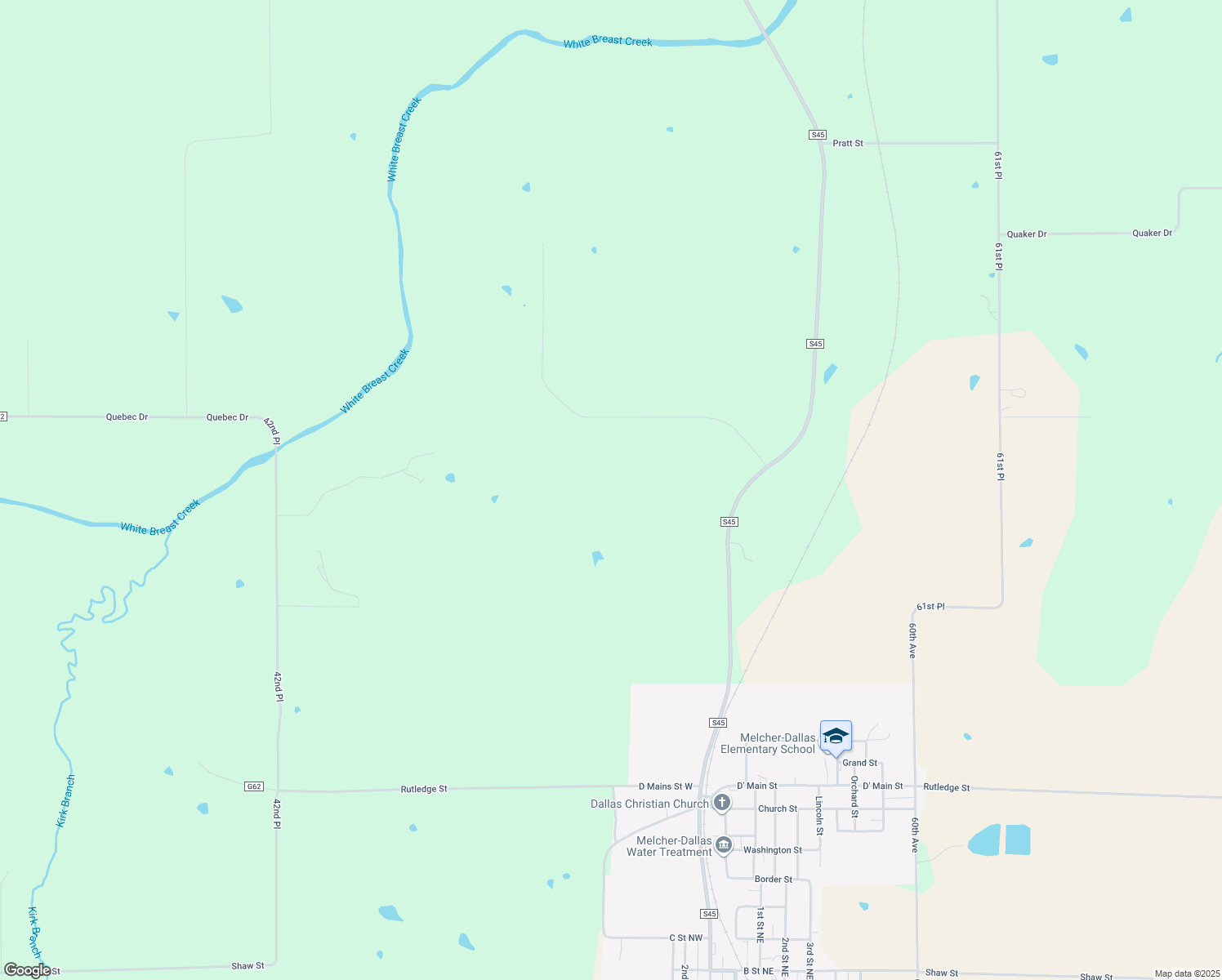 map of restaurants, bars, coffee shops, grocery stores, and more near in MELCHER DAL