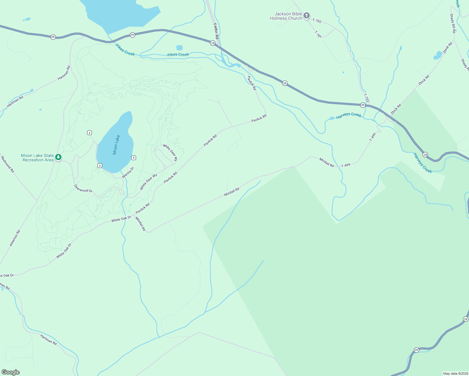 map of restaurants, bars, coffee shops, grocery stores, and more near Township Highway 499 in Hunlock Creek