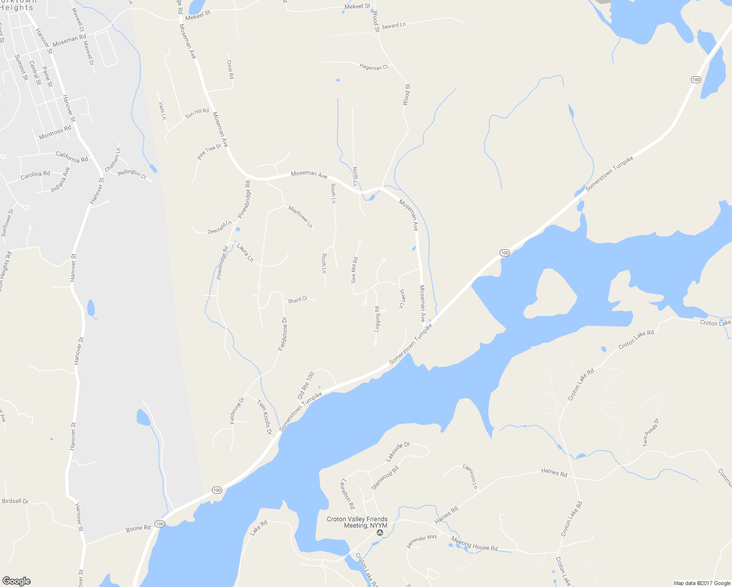 map of restaurants, bars, coffee shops, grocery stores, and more near 4 Sugar Hollow Court in Katonah