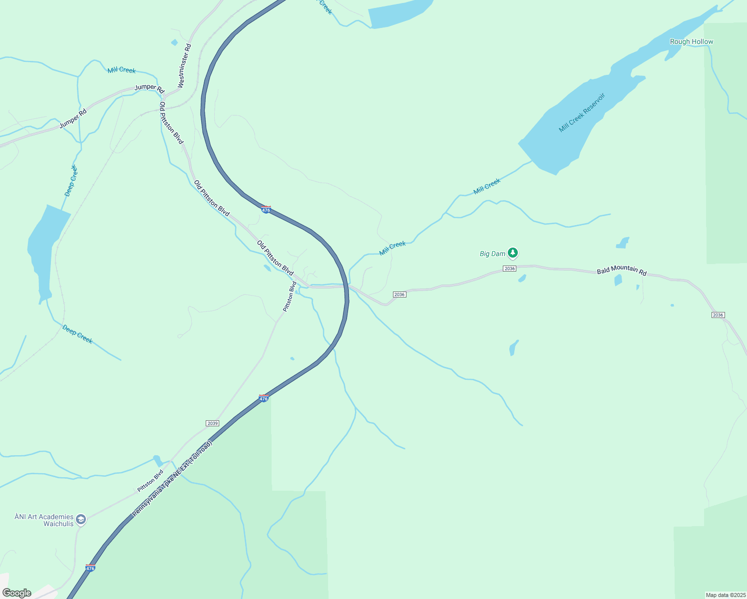 map of restaurants, bars, coffee shops, grocery stores, and more near 201 Bald Mountain Road in Wilkes-Barre