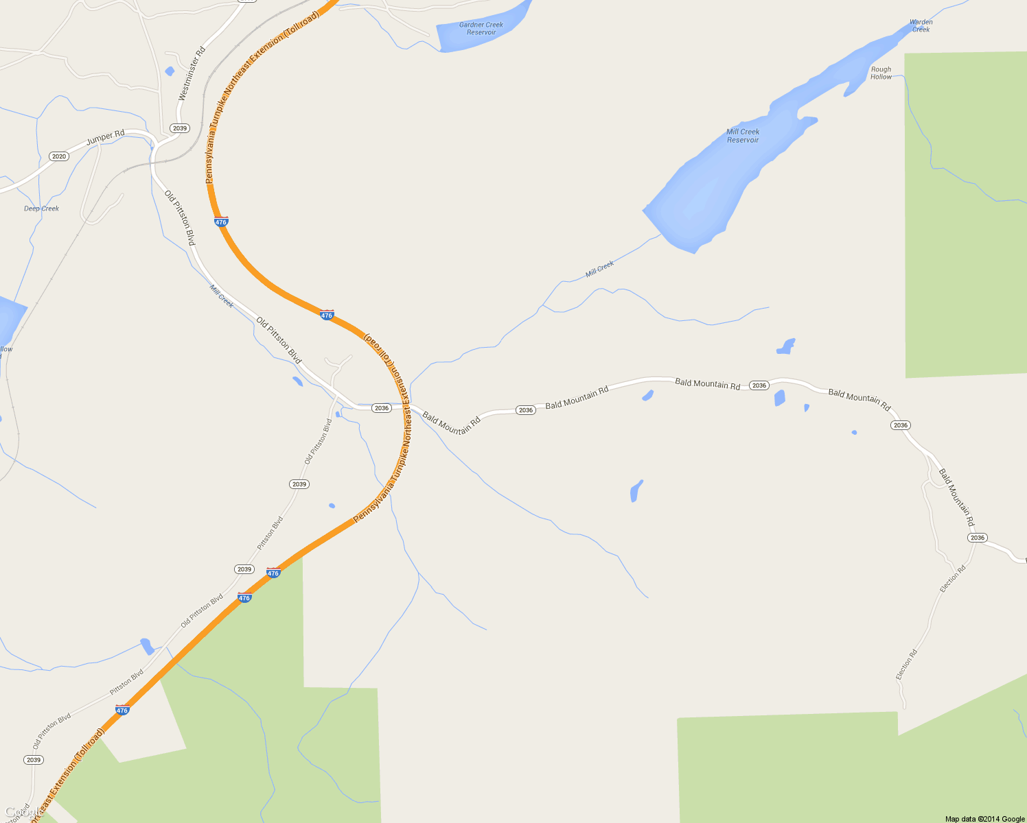 map of restaurants, bars, coffee shops, grocery stores, and more near 680 Bald Mountain Road in Wilkes-Barre