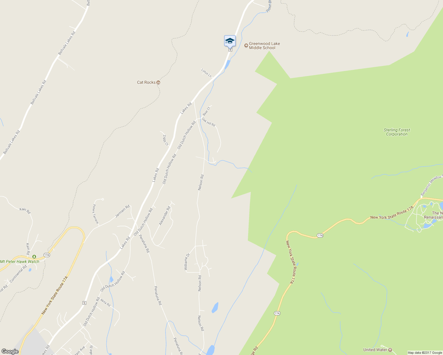 map of restaurants, bars, coffee shops, grocery stores, and more near 380 Nelson Road in Monroe