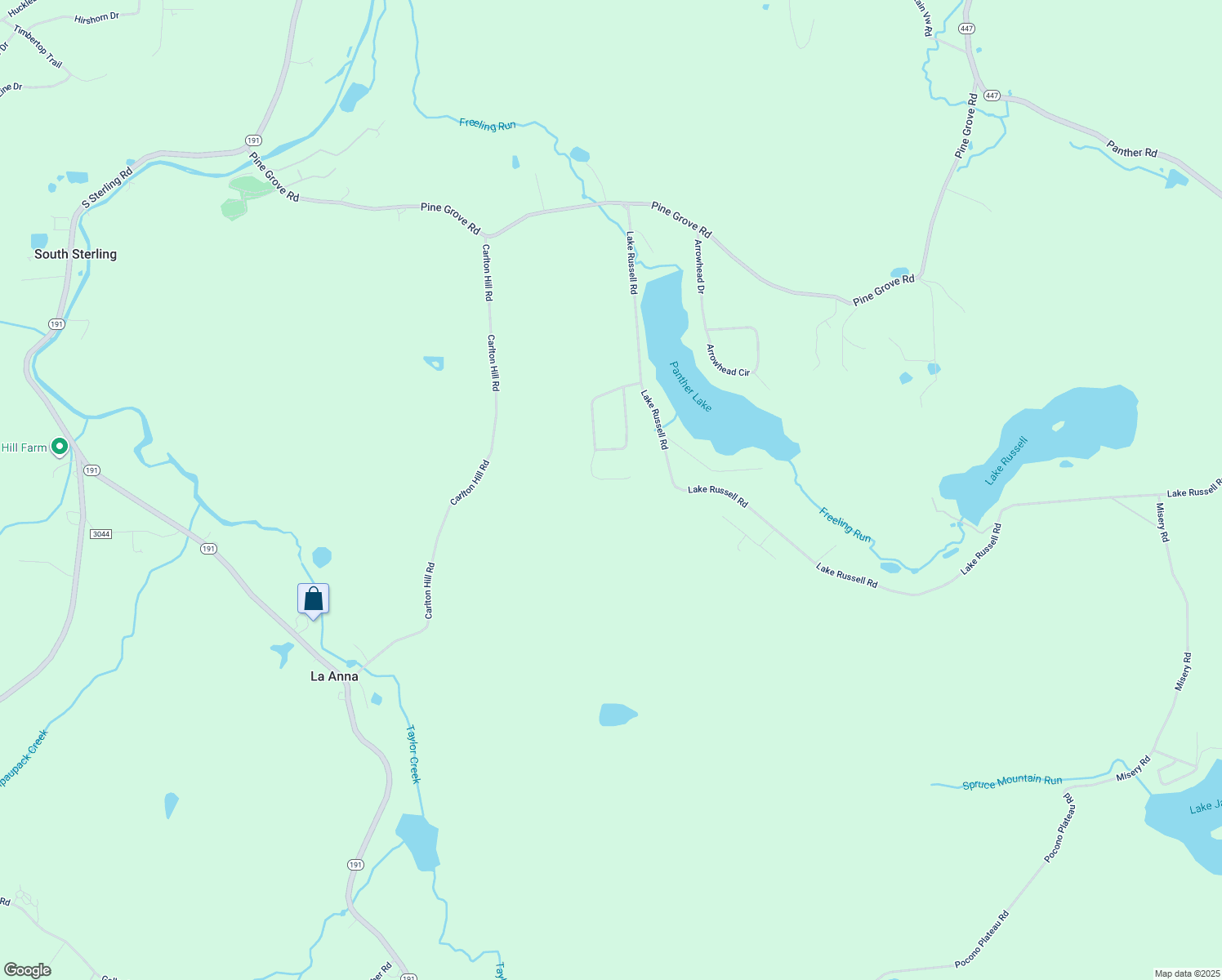 map of restaurants, bars, coffee shops, grocery stores, and more near 127 Panther Hill Dr in Newfoundland