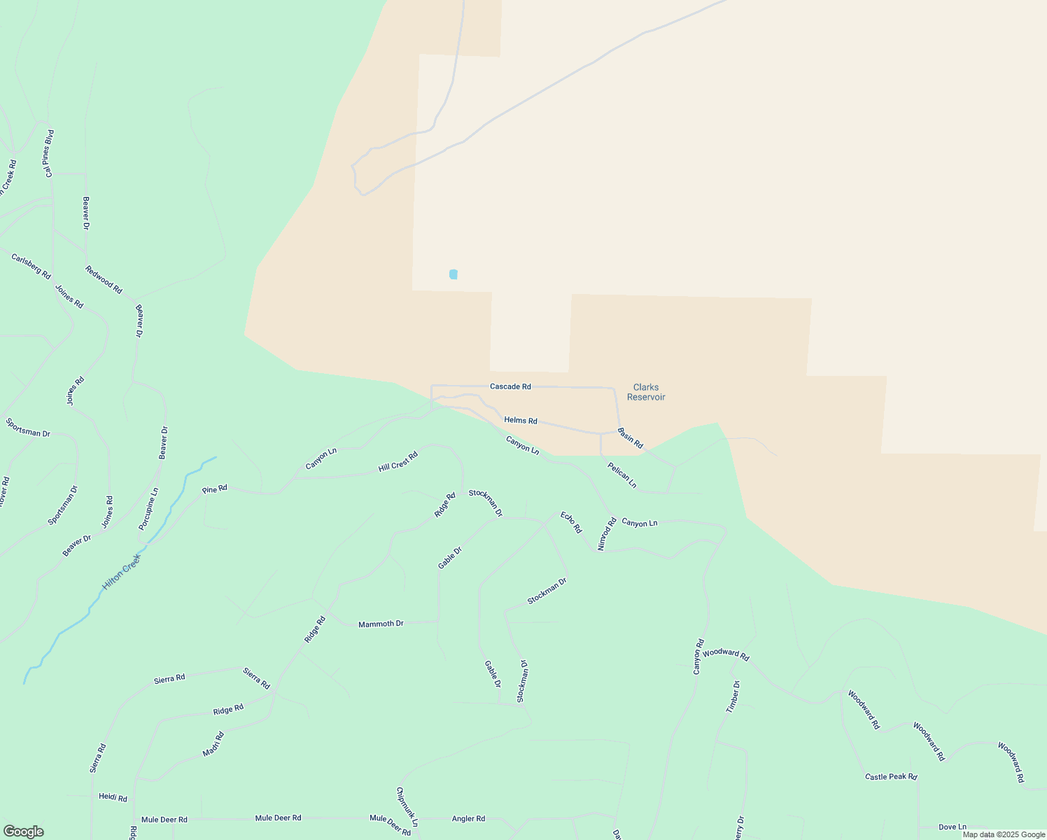 map of restaurants, bars, coffee shops, grocery stores, and more near Helms Road in Modoc County