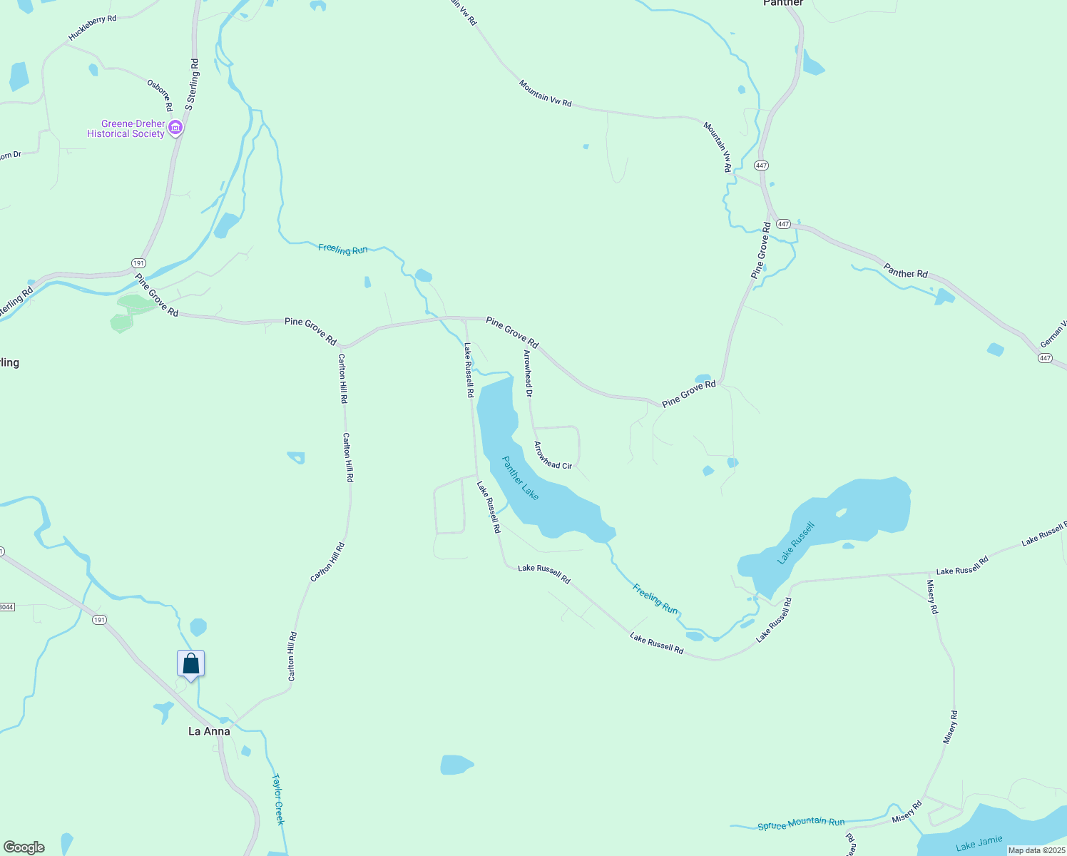 map of restaurants, bars, coffee shops, grocery stores, and more near 135 Arrowhead Circle in Newfoundland
