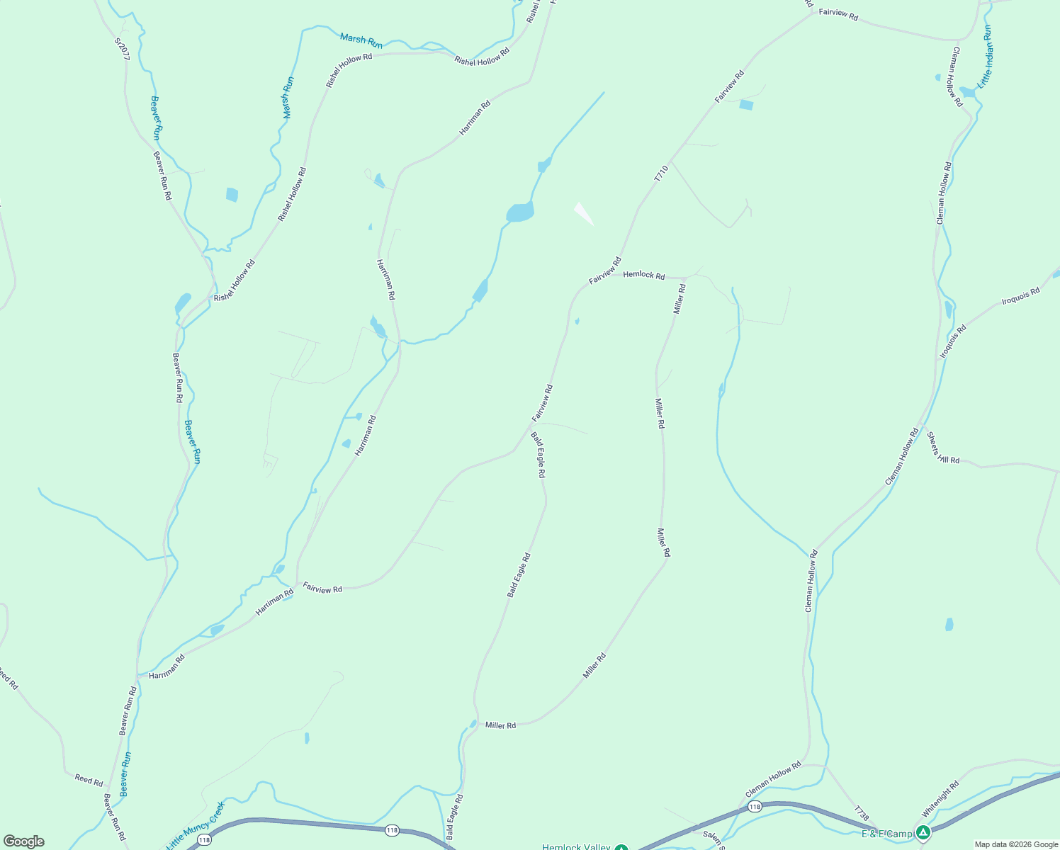 map of restaurants, bars, coffee shops, grocery stores, and more near 1140 Fairview Road in Unityville