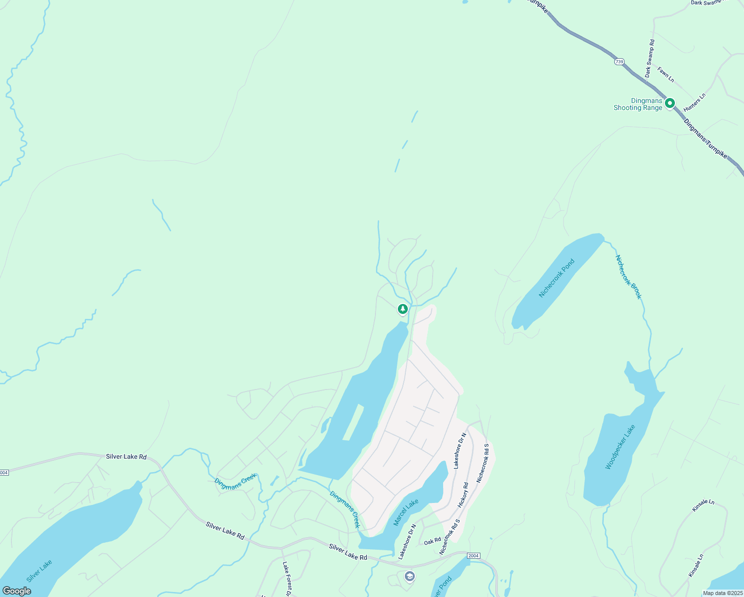 map of restaurants, bars, coffee shops, grocery stores, and more near 259 Marcel Dr in Dingmans Ferry