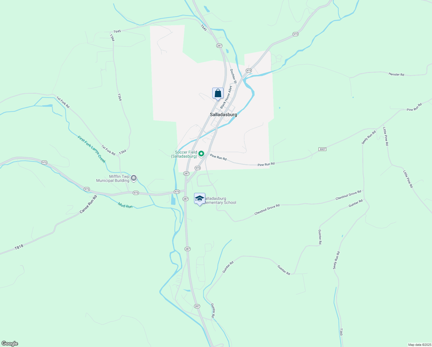 map of restaurants, bars, coffee shops, grocery stores, and more near 1-99 Locust Lane in Jersey Shore