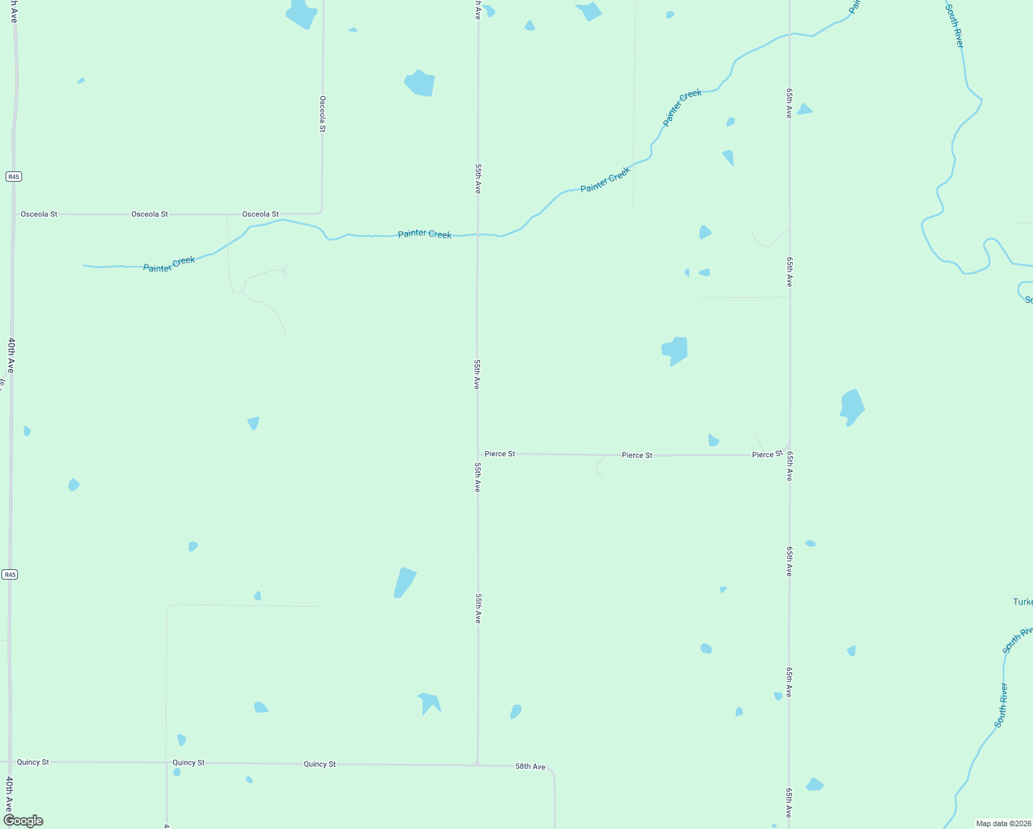 map of restaurants, bars, coffee shops, grocery stores, and more near 5591 Pierce Street in Saint Charles