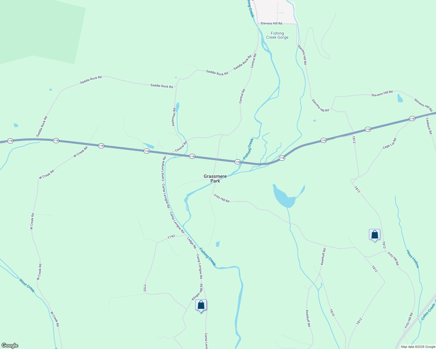 map of restaurants, bars, coffee shops, grocery stores, and more near 65 Schoolhouse Road in Benton