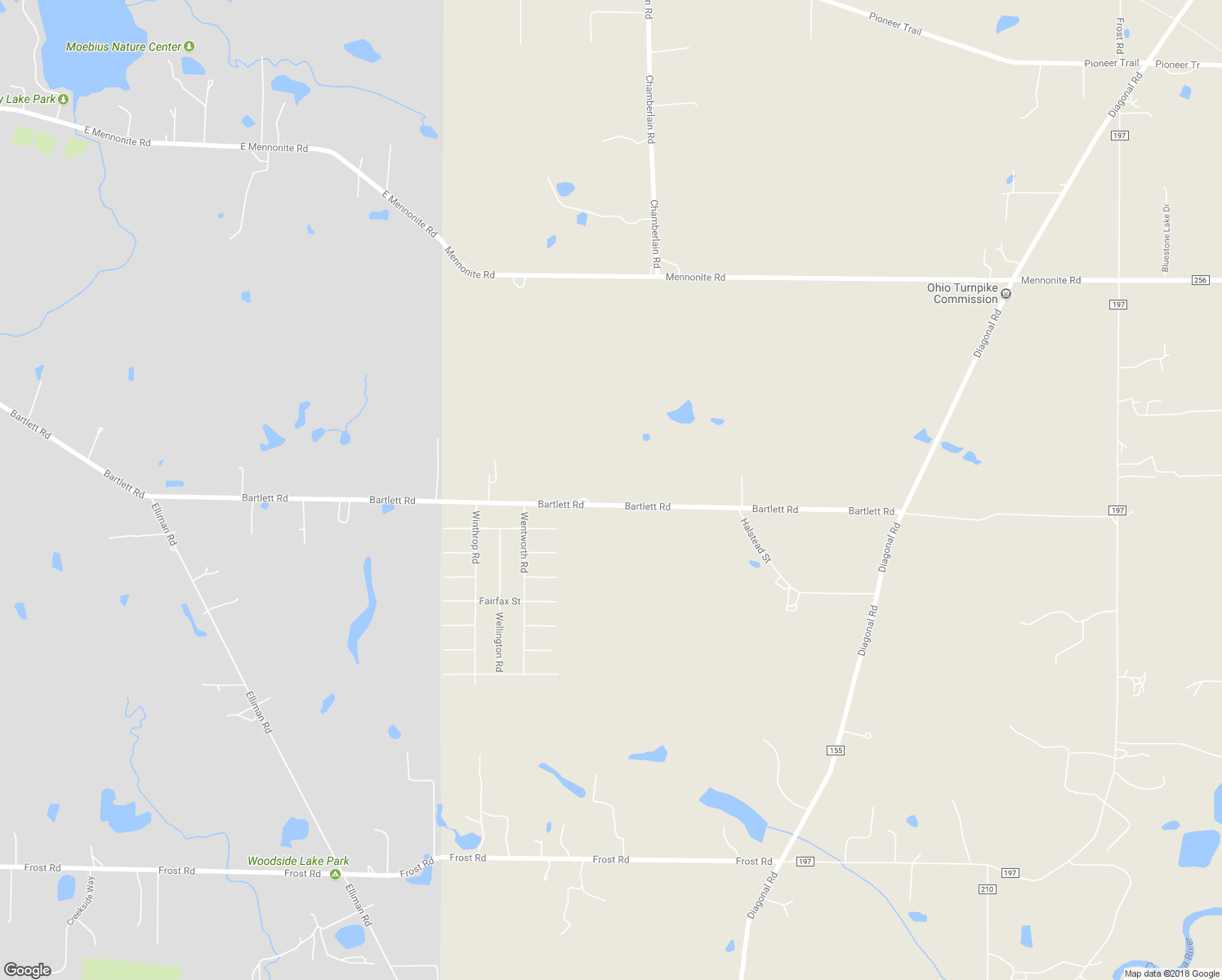 map of restaurants, bars, coffee shops, grocery stores, and more near 2879 Bartlett Road in Mantua