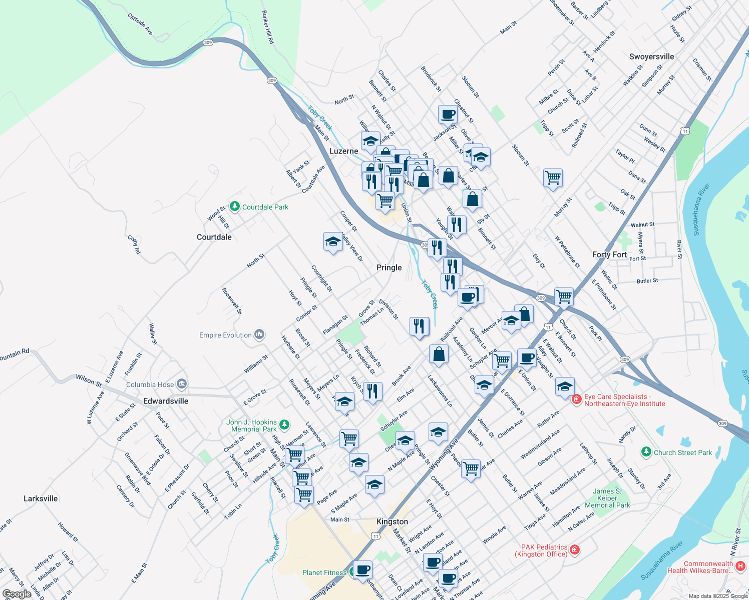 436 Division Street, Kingston PA Walk Score