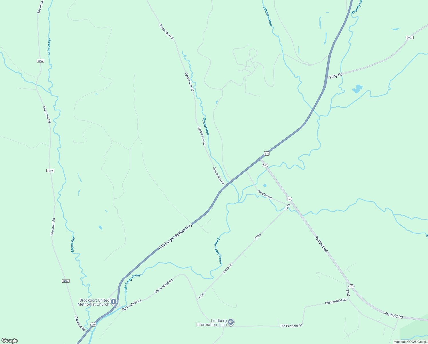 map of restaurants, bars, coffee shops, grocery stores, and more near 141 Oyster Run Road in Brockport