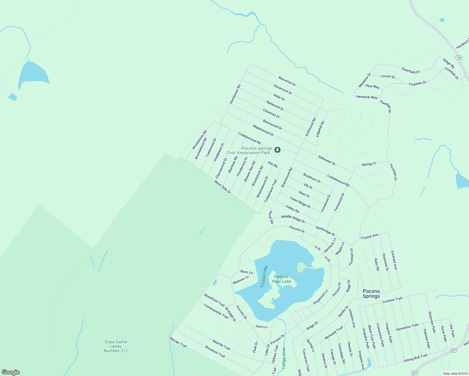 map of restaurants, bars, coffee shops, grocery stores, and more near 46 Ponderosa Rd in Newfoundland